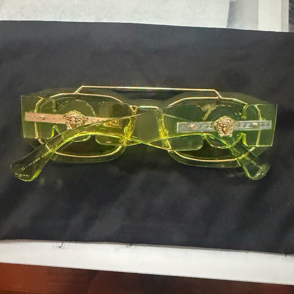 Versace Green Designer Sunglasses